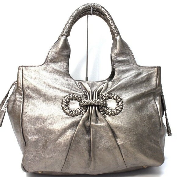 SALVATORE FERRAGAMO Gancini Shoulder Hand Tote Bag - Picture 1 of 10
